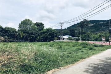 Beautiful plot of land with mountain view and close to Bangpor Beach