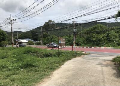 Beautiful plot of land with mountain view and close to Bang Po Beach