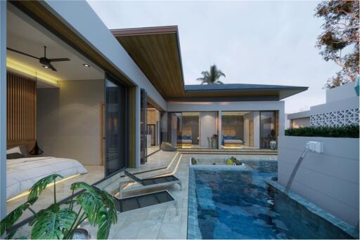 Luxury & Trendy Mountain View 3-bedroom Pool Villa in Mae Nam, Koh Samui