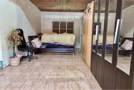 บ้านเดี่ยว 2 ห้องนอน บนที่ดิน 1 งาน 95 ตร.วา ติดถนนคอนกรีตสาธารณะ