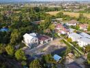 Aerial view of residential neighborhood