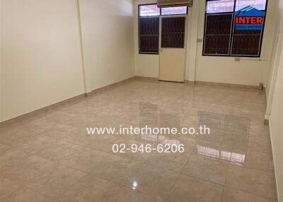 empty room with tiled floor