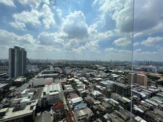 Skyline view from a high-rise building