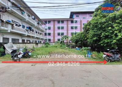 View of apartment buildings with surrounding area