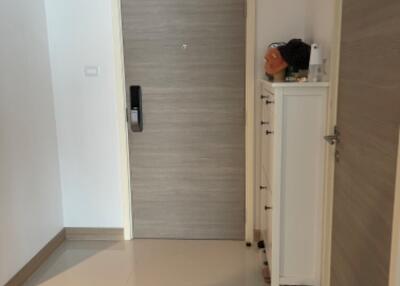 Entrance hallway with storage cabinet