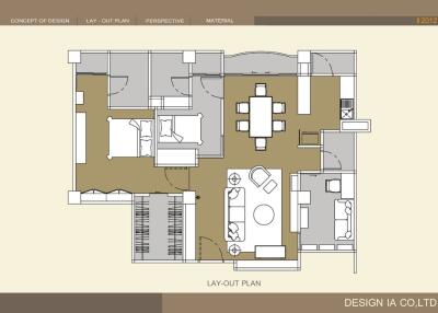 2-bedroom apartment layout