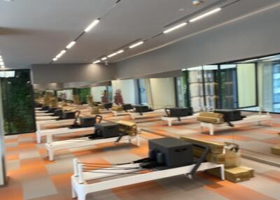 Fitness area with pilates equipment