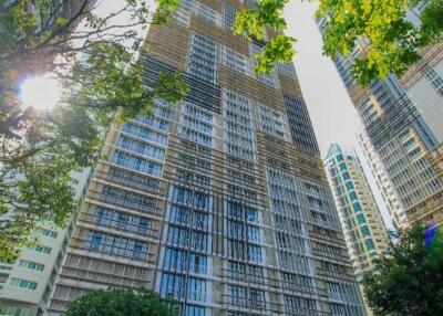 High-rise residential building with modern design