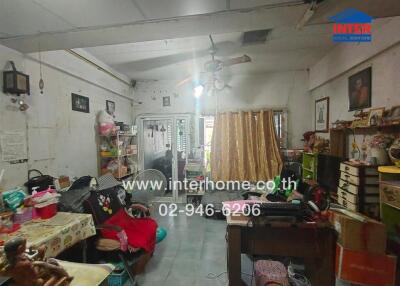 Spacious living room with furniture and decor