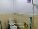 Bathroom with toilet and shower