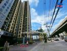 High-rise residential building exterior view