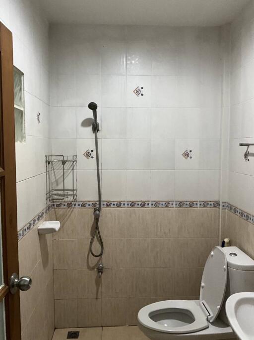 Bathroom with shower and toilet