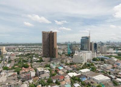 Aerial view of urban landscape with buildings