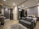 Contemporary Studio Apartment with Modern Furnishings