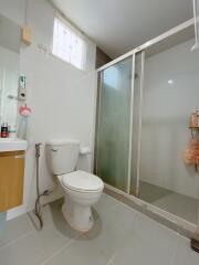 Bathroom with shower and toilet