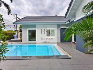 Modern house with swimming pool