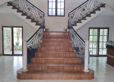 grand staircase in main foyer