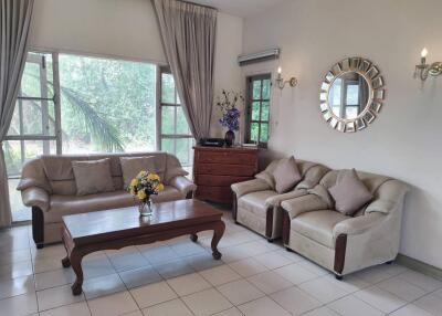 Living room with sofas and coffee table