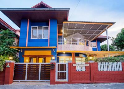 Two Storey 4 Bedroom Thai Style Pool Villa For Sale In Soi 88