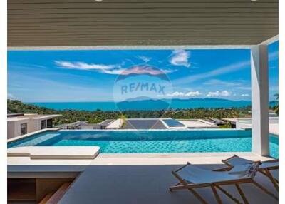 Luxury Pool Villa: Mountain & Sea View @ Bang Por