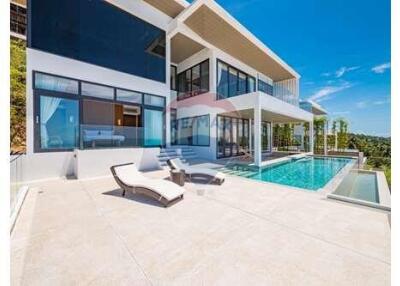 Luxury Pool Villa: Mountain & Sea View @ Bang Por