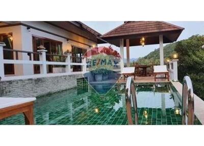 Seaview Villa 4 Bedrooms for rent at Bang Rak, Koh Samui