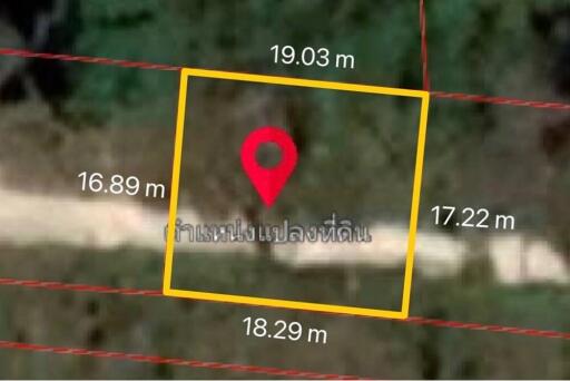 A3 Plot of Flat Land for sale near the Beach in Taling Ngam, Koh Samui