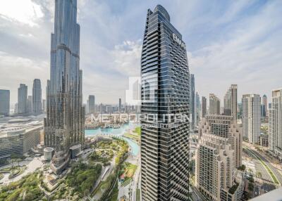 Burj Khalifa and Fountain View I High Floor