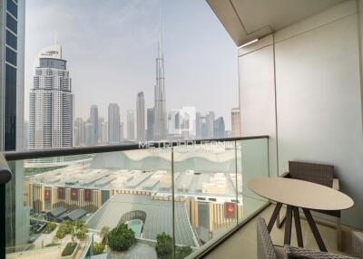 Burj Khalifa view  Fully furnished  Mid Floor