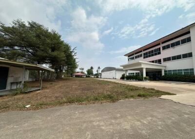 Exterior of a building with surroundings