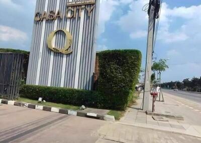 Entrance and signage of Casa City property