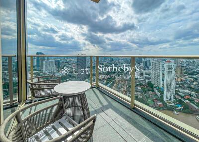 Balcony with city view