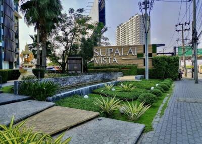 Entrance of Supalai Vista with landscaped surroundings