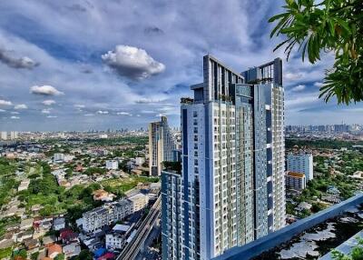 View of high-rise buildings and cityscape