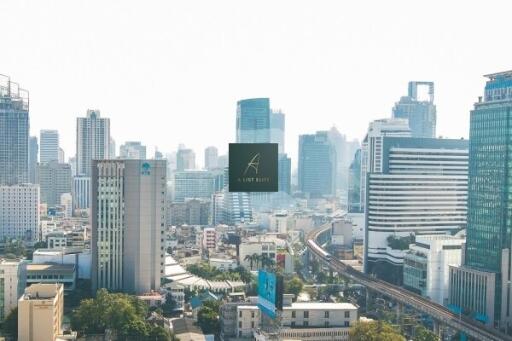 View of downtown city buildings