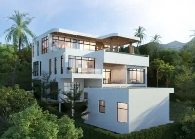 4 Bedrooms Exclusive Project Pool Villas B Sea View in BoPhut Koh Samui "Offplan"