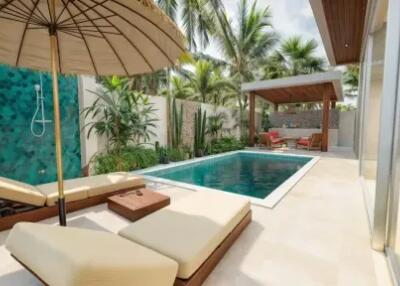 2 Bedrooms Pool Villa in Bangrak Koh Samui "Leasehold"