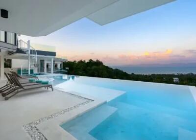 Luxury Villa with Breathtaking Sea Views in Bang Po, Koh Samui