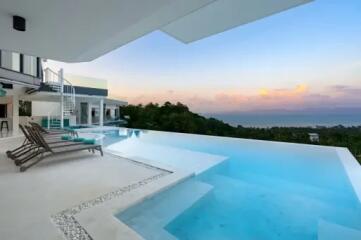 Luxury Villa with Breathtaking Sea Views in Bang Po, Koh Samui