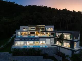 Luxury Villa with Breathtaking Sea Views in Bang Po, Koh Samui