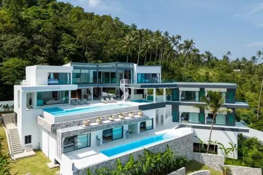 Luxury Villa with Breathtaking Sea Views in Bang Po, Koh Samui