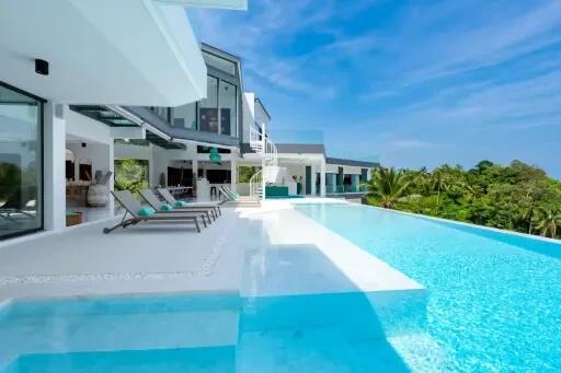 Luxury Villa with Breathtaking Sea Views in Bang Po, Koh Samui