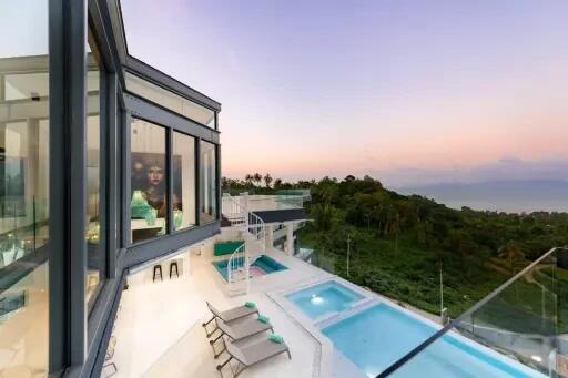 Luxury Villa with Breathtaking Sea Views in Bang Po, Koh Samui