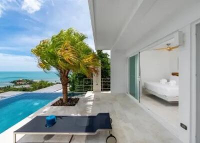 3-Bedrooms 1 Storey Villa Z Sea View in Bangrak Koh Samui " RENT"