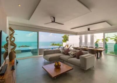 3-Bedrooms 2 Storey Villa W Sea View in Bangrak Koh Samui " RENT "