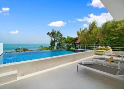 3-Bedrooms 2 Storey Villa V Sea View in Bangrak Koh Samui " RENT"