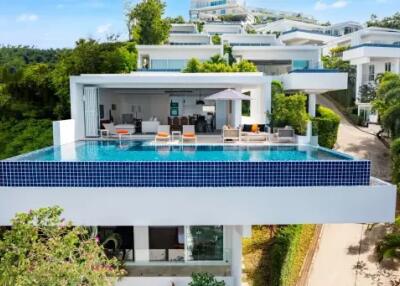 3-Bedrooms 2 Storey Villa Q Sea View in Bangrak Koh Samui " RENT"