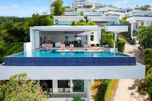 3-Bedrooms 2 Storey Villa Q Sea View in Bangrak Koh Samui " RENT"