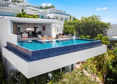 3-Bedrooms 2 Storey Villa Q Sea View in Bangrak Koh Samui " RENT"