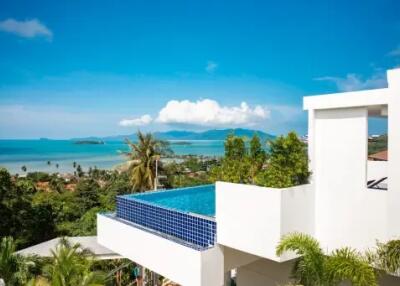 3-Bedrooms 2 Storey Villa Q Sea View in Bangrak Koh Samui " RENT"